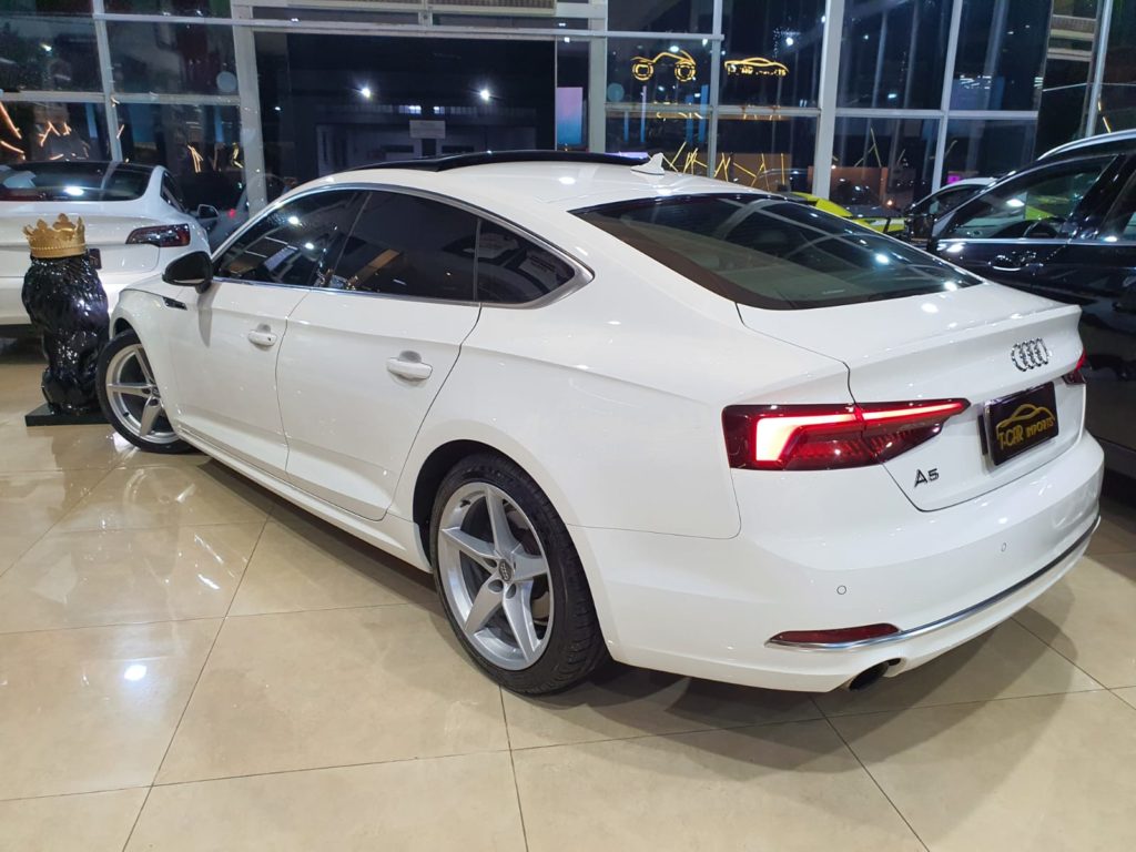 AUDI A5 2.0 TFSI GASOLINA SPORTBACK PRESTIGE PLUS S TRONIC 2019 BRANCO TETO SOLAR 65.000KM